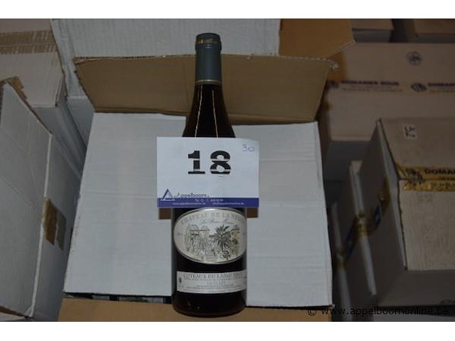 30x fles rode wijn, château de la negly, la brise marine 2013, coteaux du languedoc la clape, 750ml - afbeelding 1 van  3