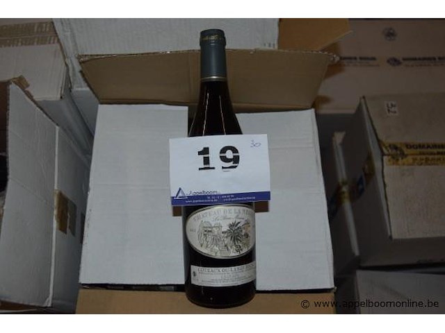 30x fles rode wijn, château de la negly, la brise marine 2013 coteaux du languedoc la clape, 750ml - afbeelding 1 van  3