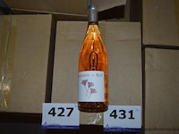 30x fles rosé wijn, fontaine du roy, costieres de nimes, 2017, 75cl - afbeelding 1 van  3