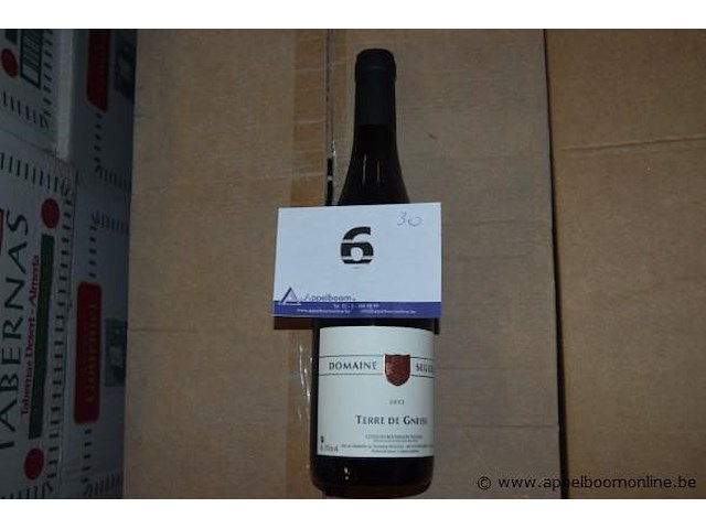 30x fles wijn domaine segula terre de gneiss 2013, 750ml - afbeelding 1 van  3