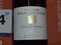 30x fles witte wijn, domaine mourgue du gres, terre d'argence blanc 2012, 750ml - afbeelding 2 van  4