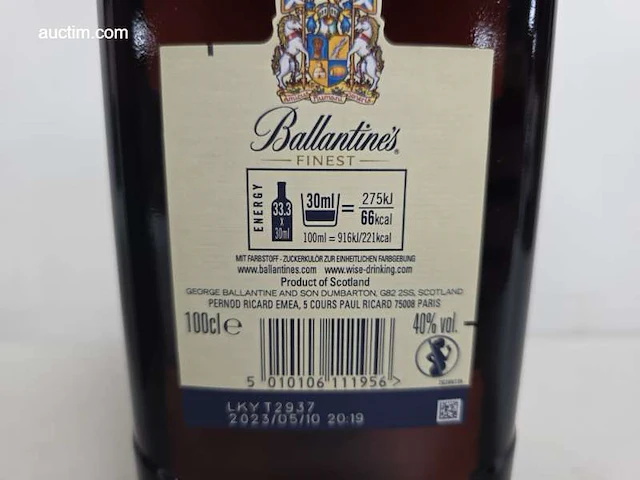 (30x) fles(sen) ballentine's whisky - afbeelding 4 van  4