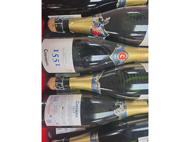 (30x) fles(sen) cava codorniu 1551 herencia 75 - afbeelding 6 van  6