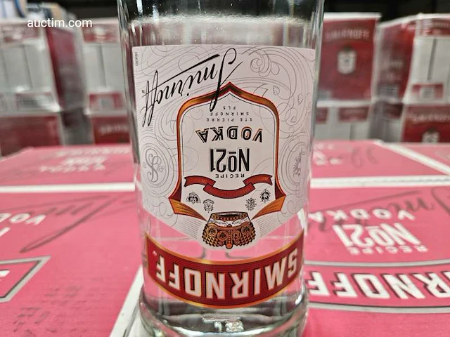 (30x) fles(sen) smirnoff wodka - afbeelding 4 van  4