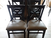 30x houten stoel - afbeelding 2 van  4