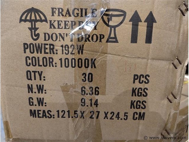 30x led batten tl light 120cm - afbeelding 13 van  15