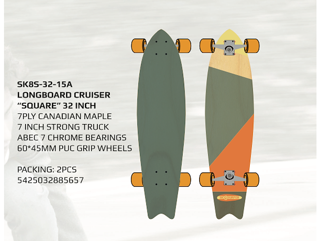 30x longboard cruiser 32inch - afbeelding 1 van  1