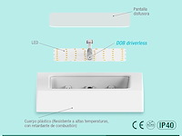 30x lucerna led-plafondlamp, 6 stuks - afbeelding 2 van  5