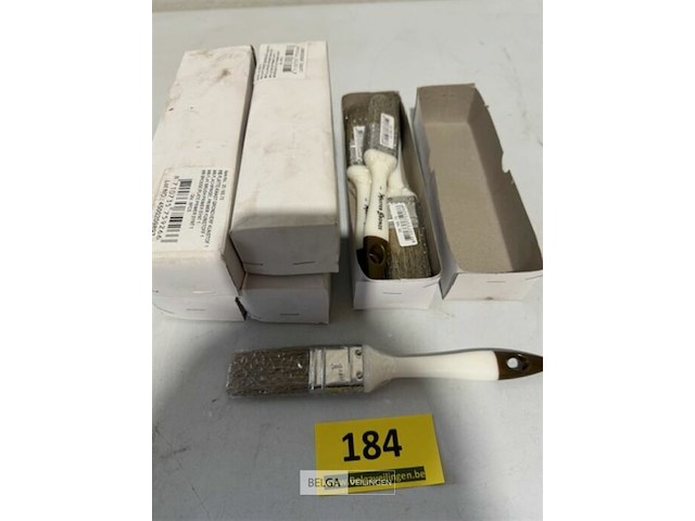 30x platte verfborstel 30mm - afbeelding 1 van  3