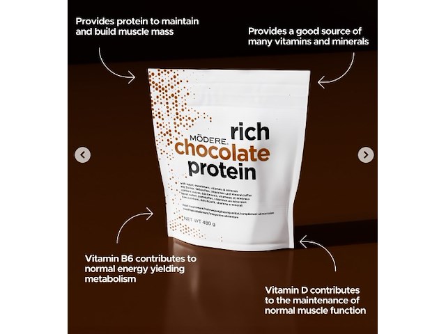 30x rich chocolate protein 480g - afbeelding 4 van  5