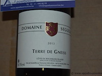 30x rode wijn domaine seguela terre de gneiss 2013, 75cl, 13% alc. by vol., côtes du roussillon villages, appellation d'origine protégée, product of france - afbeelding 2 van  3