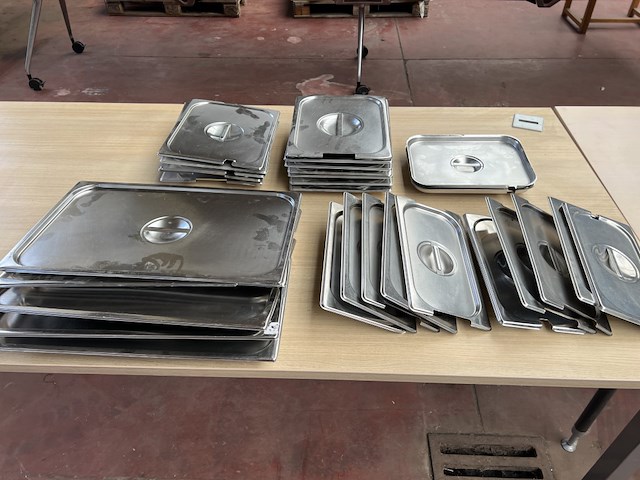 30x rvs deksel - afbeelding 1 van  5