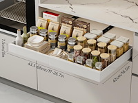 30x wqu uittrekbare kastorganizer (zwart)