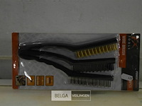 30x3delige staalborsels - afbeelding 1 van  2