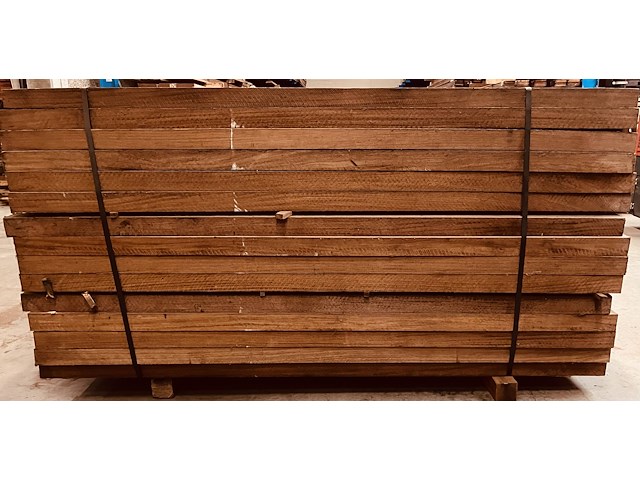 31 m² afrormosia brut ovendroog - afbeelding 1 van  5