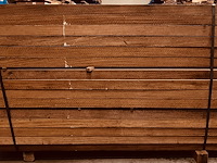 31 m² afrormosia brut ovendroog
