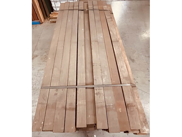 31 m² afrormosia brut ovendroog - afbeelding 3 van  5