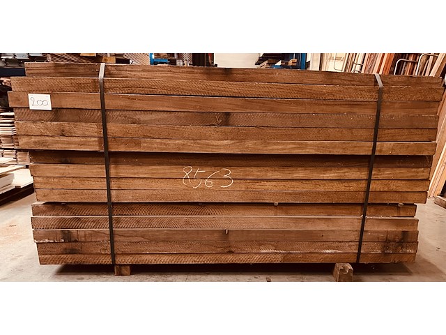 31 m² afrormosia brut ovendroog - afbeelding 4 van  5
