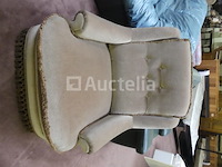 3+1+1 zitbank van fluwelen stoffen - afbeelding 3 van  5