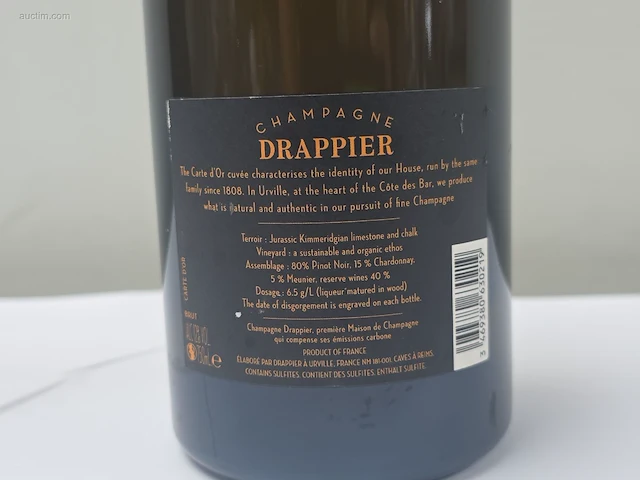 (31x) fles(sen) champagne drappier carte d'or... - afbeelding 4 van  6