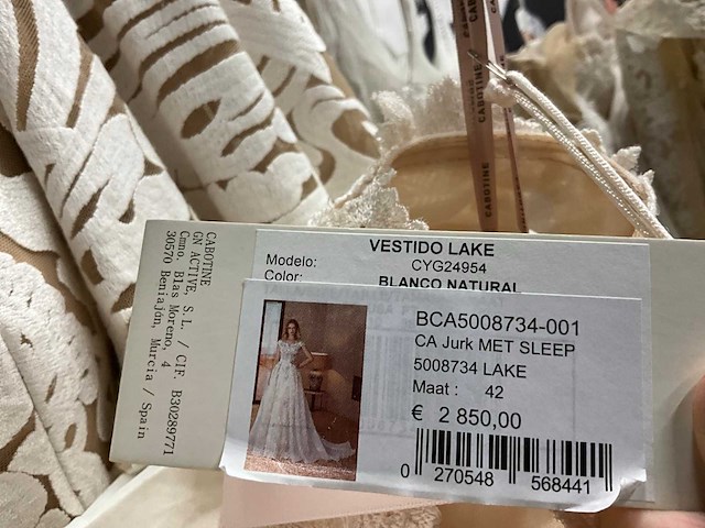 32 bruidsjurken cabotine (totaalprijs) - afbeelding 38 van  65