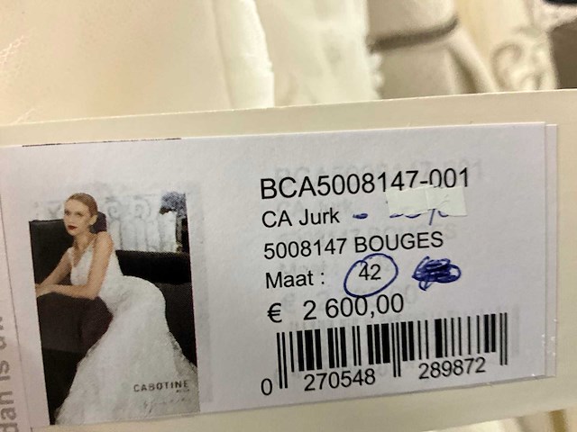32 bruidsjurken cabotine (totaalprijs) - afbeelding 49 van  65