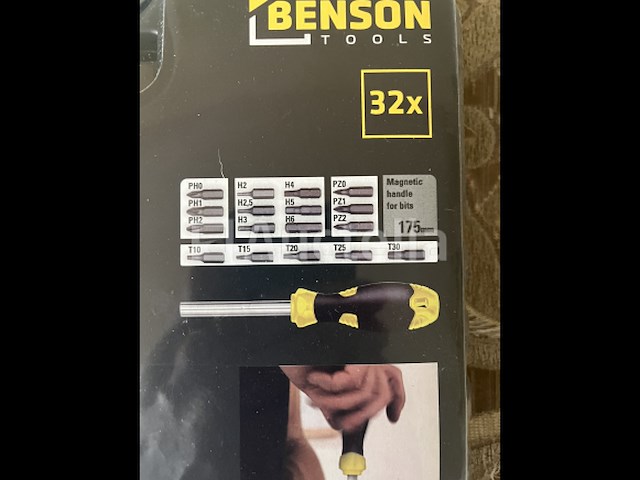32 delige schroevendraaier set in koffer - afbeelding 3 van  4