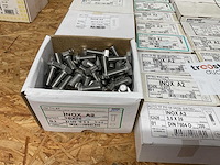 32 dozen inox hout schroeven en bouten - afbeelding 2 van  5