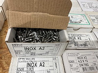 32 dozen inox hout schroeven - afbeelding 4 van  6