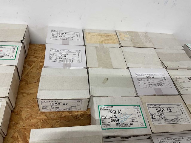 32 dozen inox hout schroeven - afbeelding 5 van  6