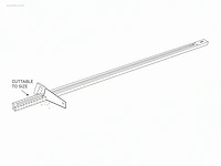 (32 x) 32 x 2 meter rail voor 1 fase 2 draden... - afbeelding 4 van  4