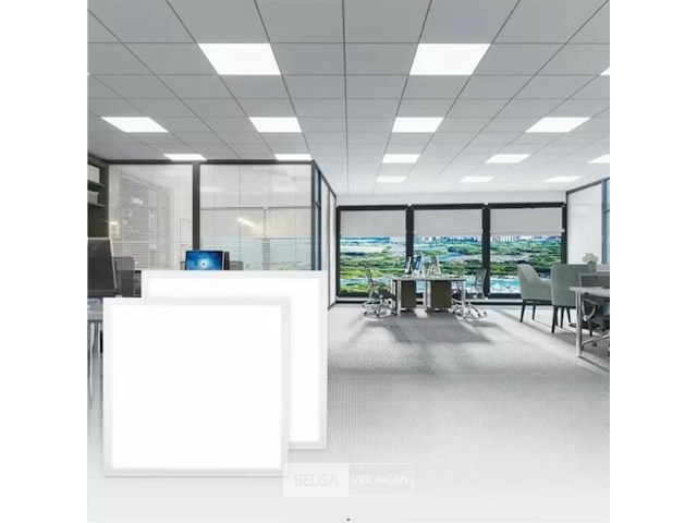 32 x led-paneel 45w – 60 × 60 cm – 6400k koud wit - afbeelding 1 van  5