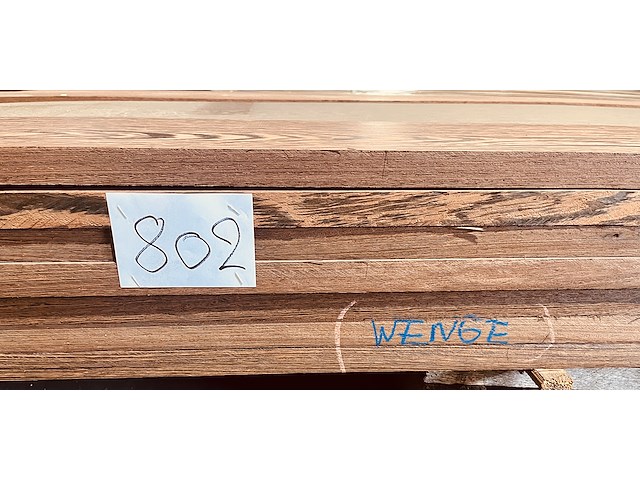 32m² wengé 2e keus ovendroog geschaafd wisselende breedte - afbeelding 5 van  5