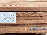 32m² wengé 2e keus ovendroog geschaafd wisselende breedte - afbeelding 5 van  5