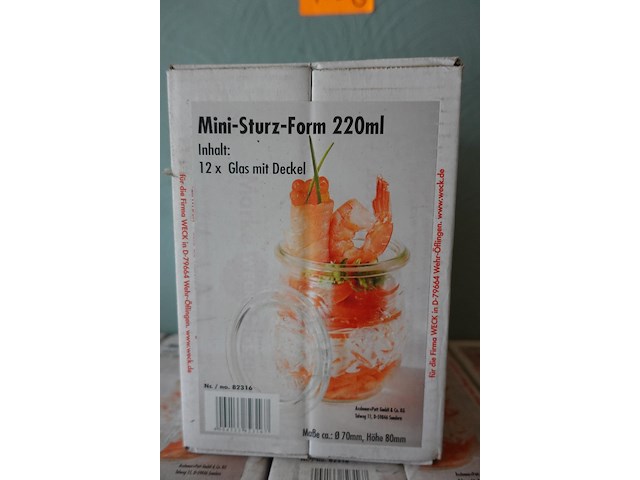 32x doos serveerschaal marke weck gläser - afbeelding 3 van  6