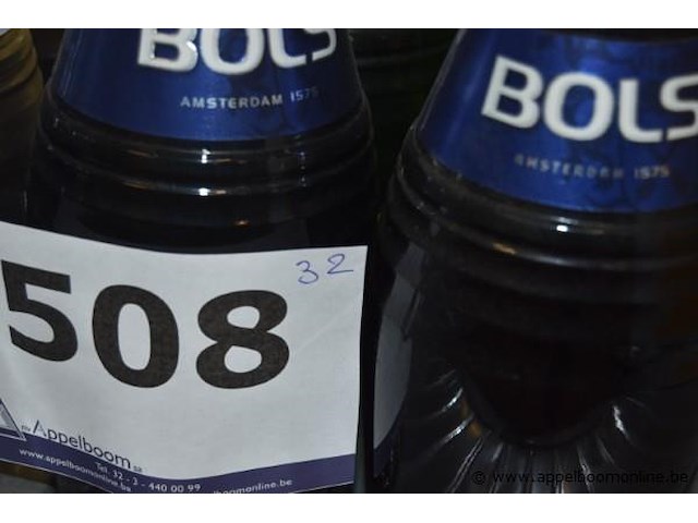 32x fles likeur, bols, diverse smaken - afbeelding 2 van  2