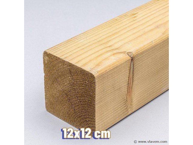 32x paal 12x12x270cm - afbeelding 1 van  1