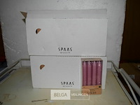 32x8st spaas kaarsen ø21mm en h=150mm - afbeelding 1 van  2