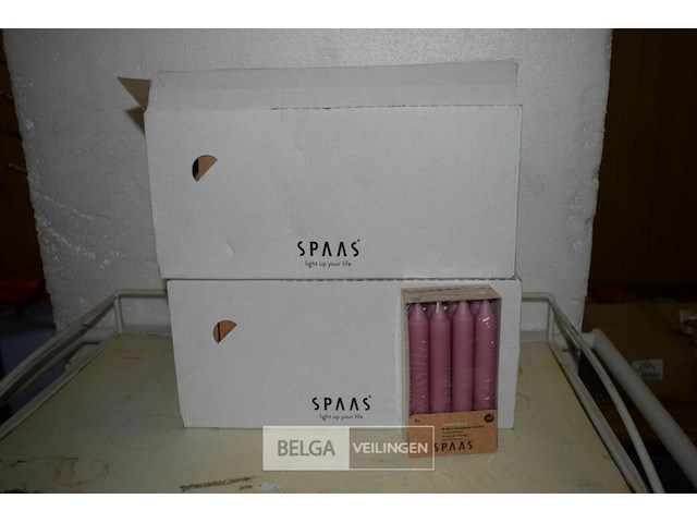 32x8st spaas kaarsen ø21mm en h=150mm - afbeelding 1 van  2