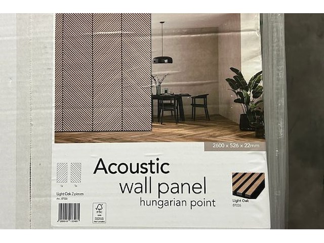 33 akoestische wandpanelen - afbeelding 2 van  3