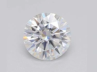 3,3 ct ronde gesneden witte topaas - afbeelding 1 van  3