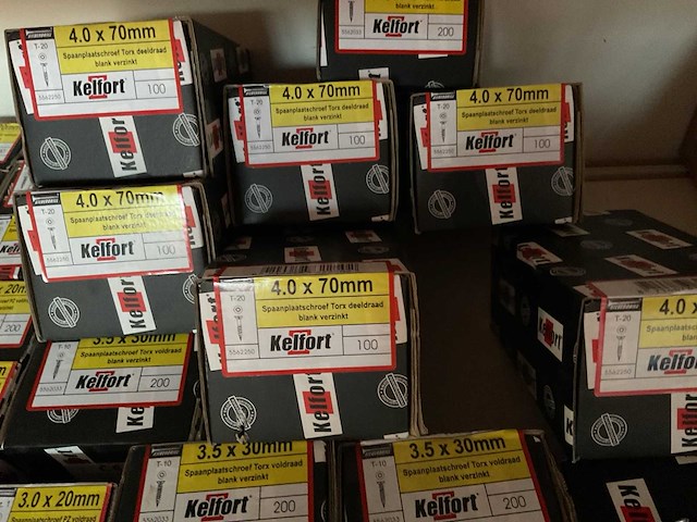 33 dozen hout schroeven - afbeelding 4 van  8
