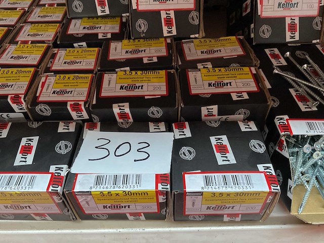 33 dozen hout schroeven - afbeelding 8 van  8
