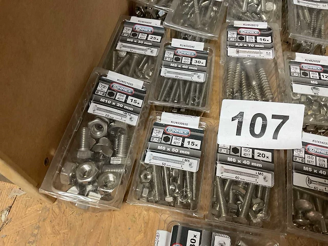 33 dozen inox bevestigingen - afbeelding 5 van  9