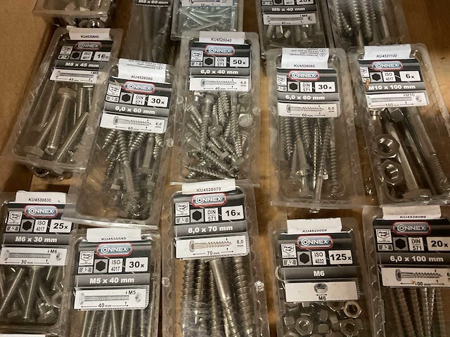 33 dozen inox bevestigingen - afbeelding 6 van  9