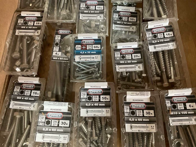 33 dozen inox bevestigingen - afbeelding 7 van  9