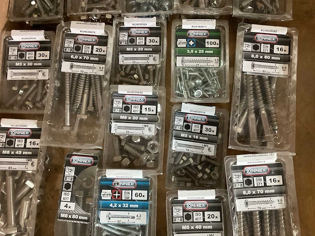 33 dozen inox bevestigingen - afbeelding 9 van  9