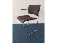 33 x howe 40/4 design vergaderstoel by david rowland (blauw/grijs) - afbeelding 7 van  7