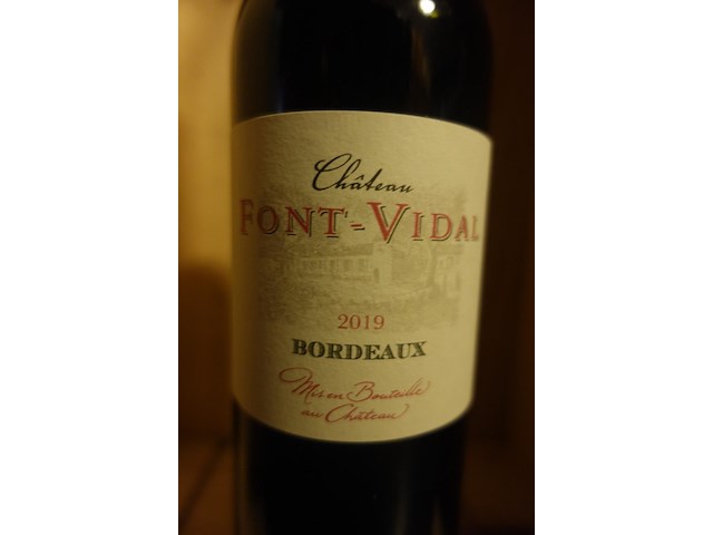 33x 75cl chateau font-vidal 2019 - afbeelding 2 van  5