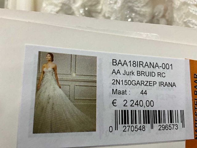 34 bruidsjurken rosa clara adriana alier (totaalprijs) - afbeelding 22 van  58